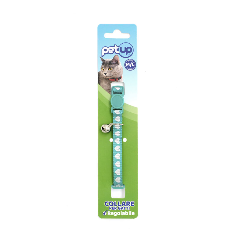 Petup Collare Gatto 10mm Verde