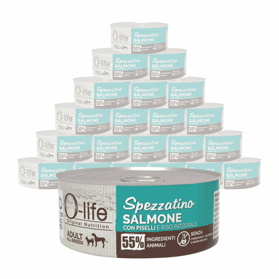 O-life Spezzatino Maiale con zucca per Cani Adulti 85gr