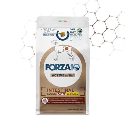 Forza10 Active Vet Diet Dog Adult Intestinal Colon Fase 2 Agnello 1,5 kg