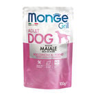 Monge Grill per cani adulti Bocconcini Ricco di Maiale 100 gr image number 0