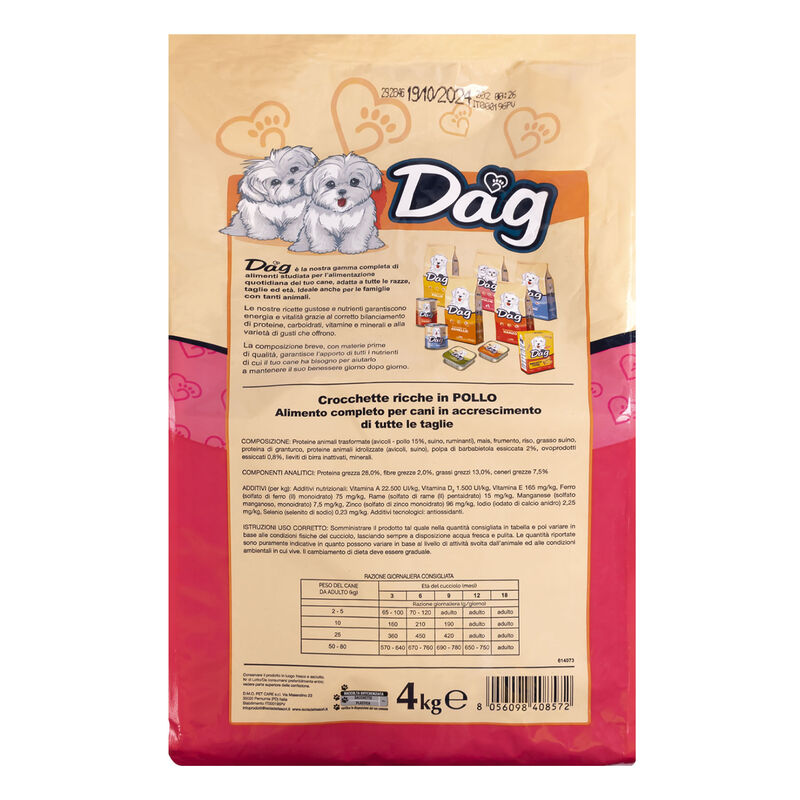 Dag Puppy con Pollo 4 kg