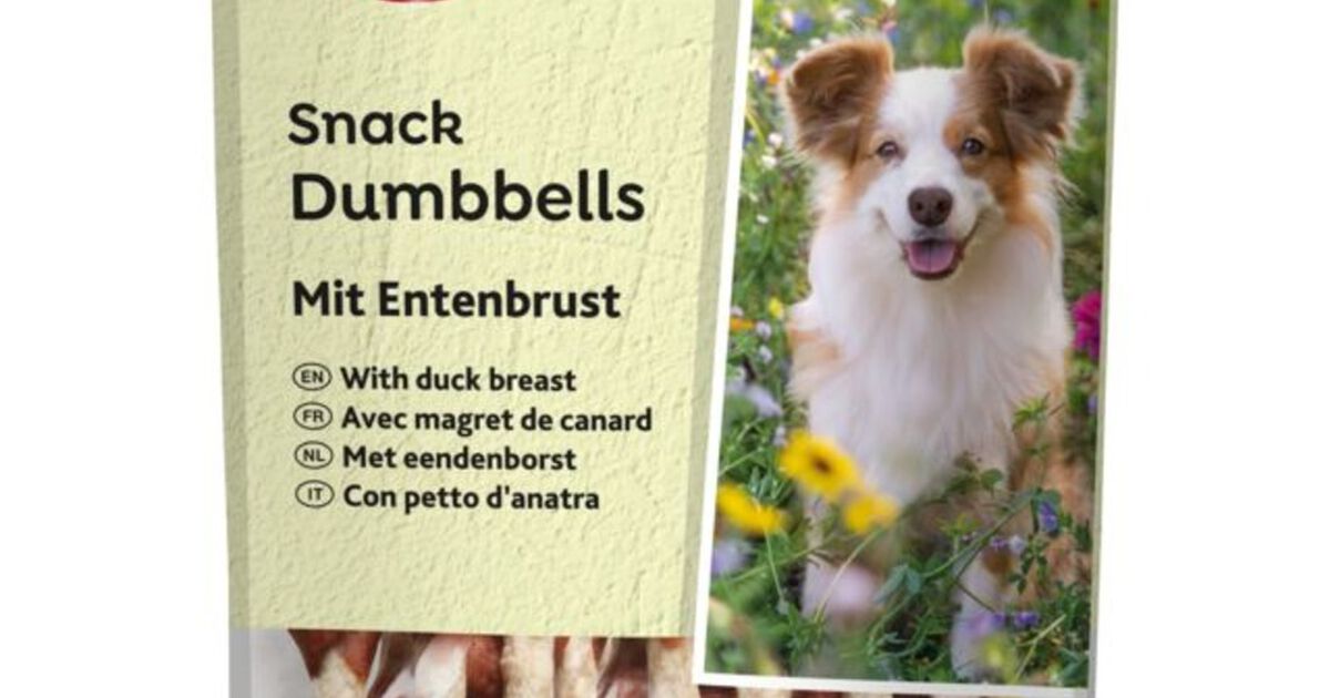 Trixie Premio Duckinos – Eendenborstsnack Voor Honden – 80 G – Laag Vet, Rijk Aan Eiwitten – Gezonde Beloning