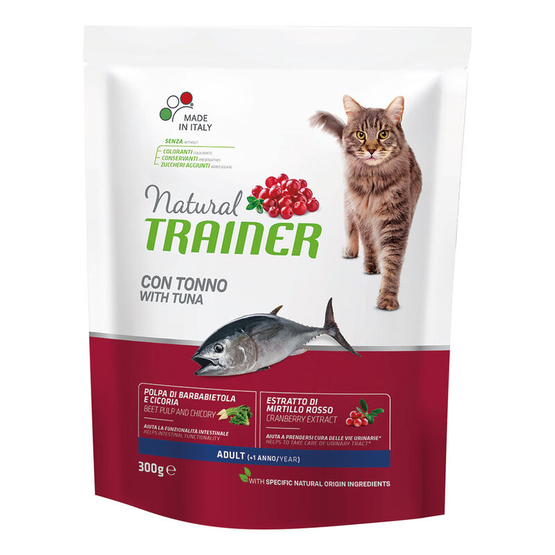 Natural Trainer Cat Adult con Tonno 300 gr