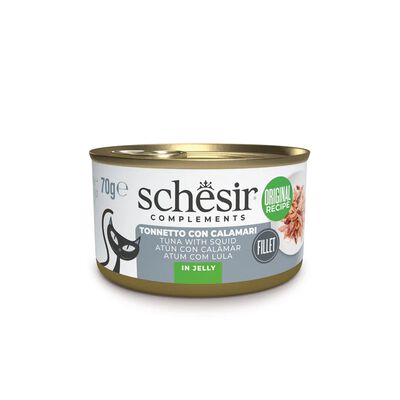 Schesir Cat Tonnetto e Calamari in Gelatina 70g