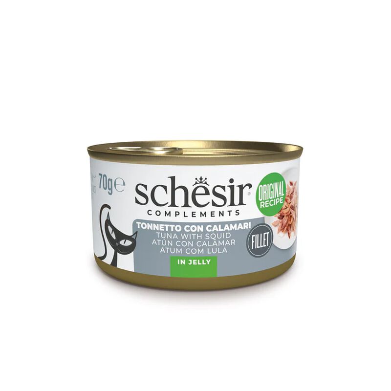 Schesir Cat Tonnetto e Calamari in Gelatina 70g