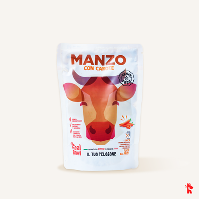 Real Bowl Dog Grain Free Manzo 400gr