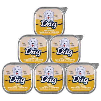 Dag Dog Adult All breeds Pat&egrave; con Pollo, tacchino e verdure 300 gr