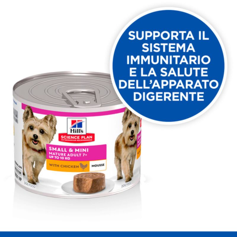 Hill's Science Plan Dog Adult  Small & Mini Mature 7+ al pollo 200 gr