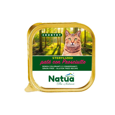 Natua Country Cat Adult Sterilised Prosciutto 100gr