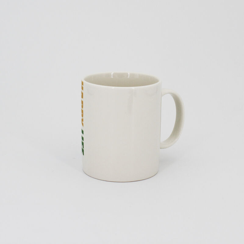 Mug in ceramica con stampa Happy Cat Happy Life
