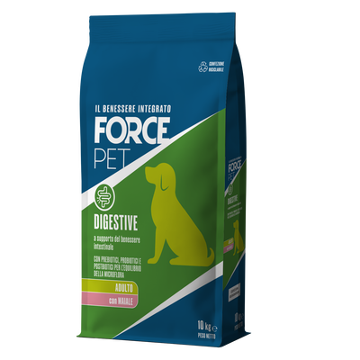 Forcepet Dog Adult Digestive con maiale 10kg