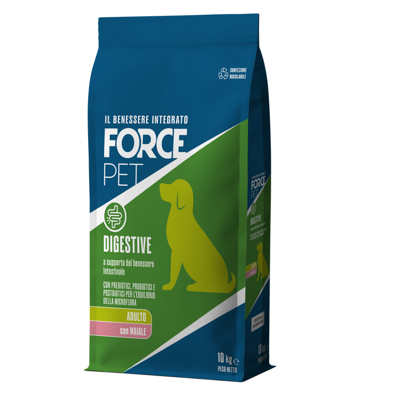 Forcepet Dog Adult Digestive con maiale 10kg