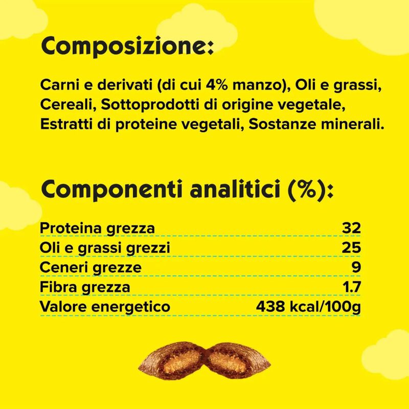 Catisfactions Snack per Gatto con Manzo 60 gr