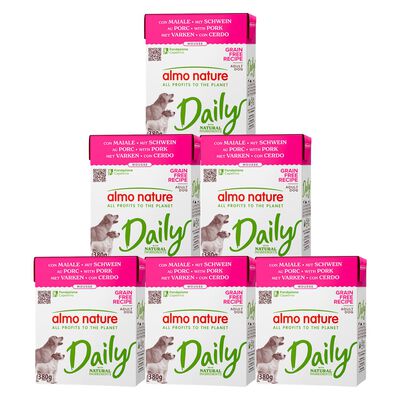 Almo Nature Daily Dog Adult con maiale 380gr