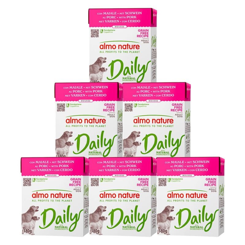 Almo Nature Daily Dog Adult con maiale 380gr