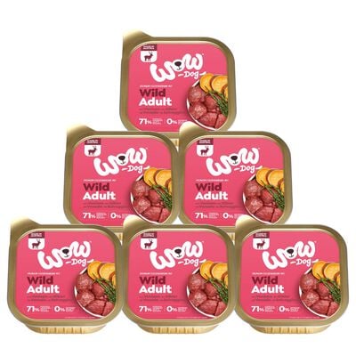 Wow Dog Adult Selvaggina con Alga Marina e Patate Dolci 150 gr