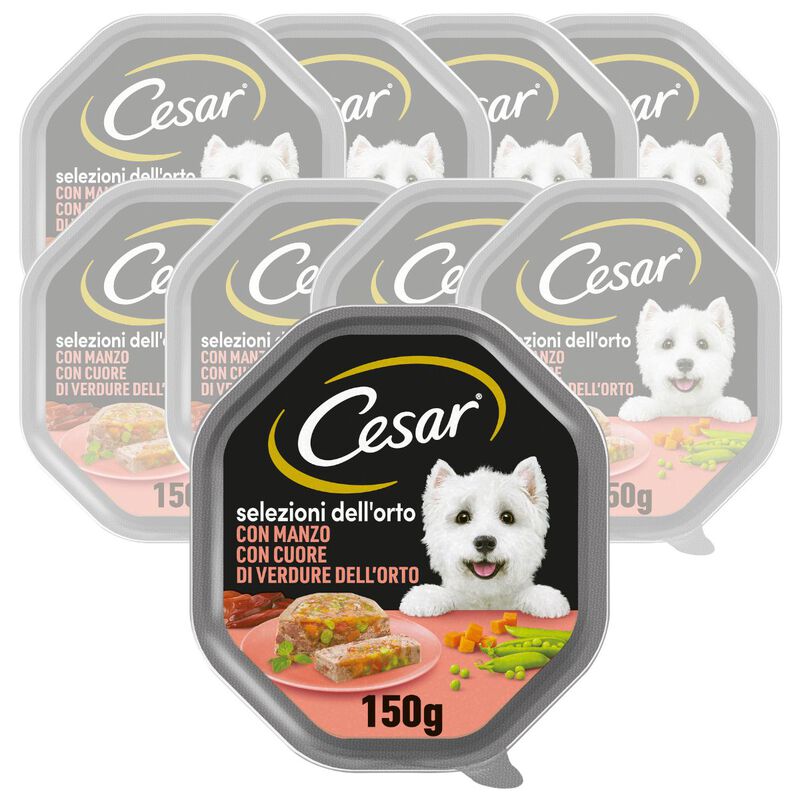 Cesar Dog Selezione dell'Orto con Manzo e Verdure 150 gr