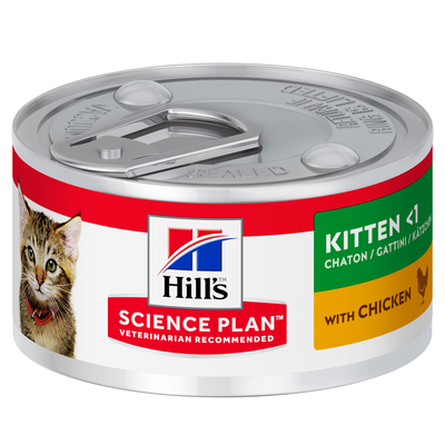 Hill's Science Plan Cat Kitten con Pollo lattina 82 gr