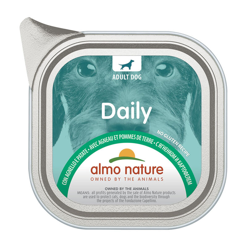Almo Nature Daily Dog Manzo 100g - Alimento senza glutine per cani