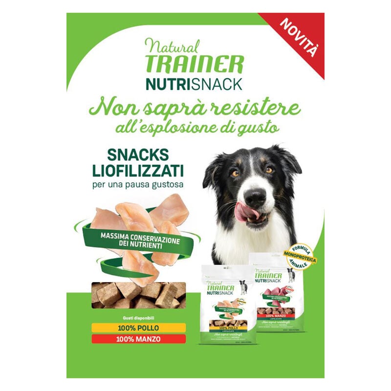 Natural Trainer Freeze Dried Nutrisnack Med&Max Manzo 50G