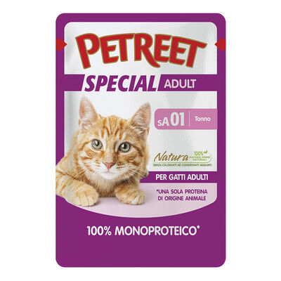 Petreet Cat 100% Monoproteico Tonno 70 gr