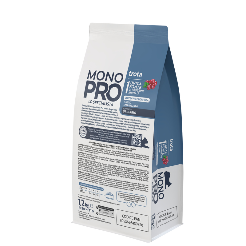 Monopro Cat Sterilised Trota 1,2 kg