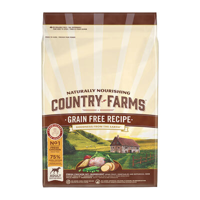 Country Farms Dog Adult Grain Free con Pollo fresco 2,5 kg