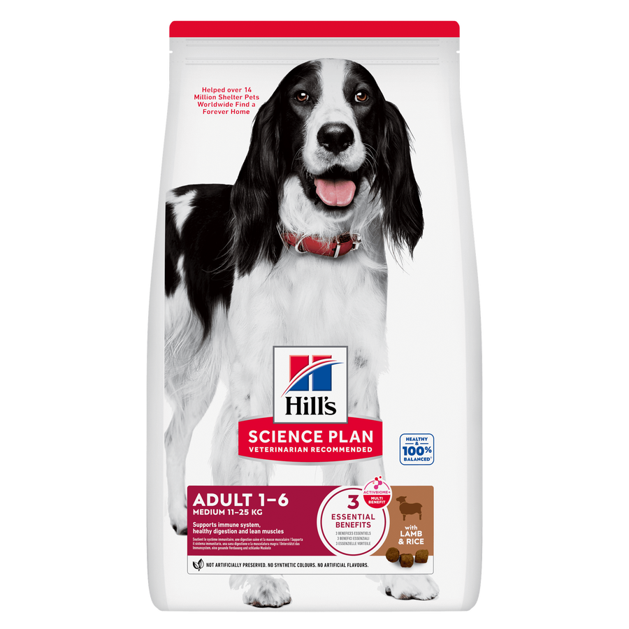 Hill's Science Plan Dog Medium Adult con Agnello e Riso 18 kg
