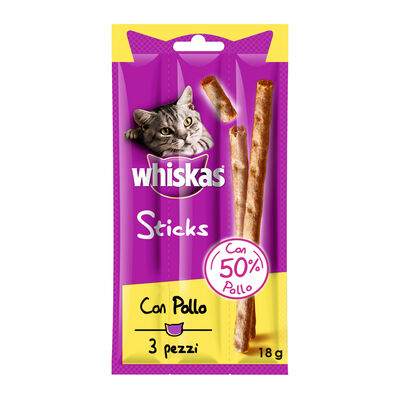Whiskas Sticks Cat Adult al Pollo 3 pz