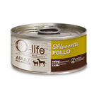O-life Dog Adult Sfilaccetti Pollo 85 gr image number 0