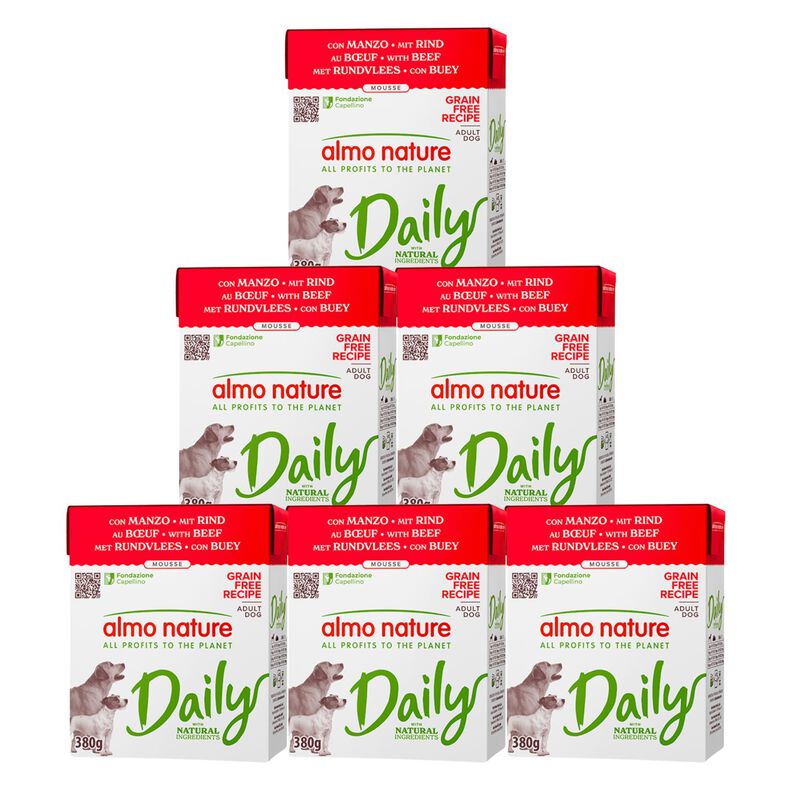 Almo Nature Daily Dog Adult con manzo 380gr