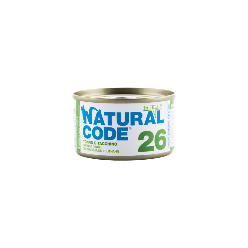 Natural Code Cat Adult Tonno e Tacchino in Jelly 85 gr n.26