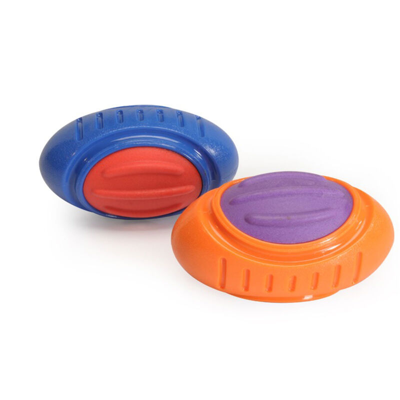 Camon Gioco per cani palla da rugby con squeaker 13 cm