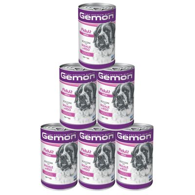 Gemon Dog Maxi Adult bocconi con Maiale e riso 1250gr