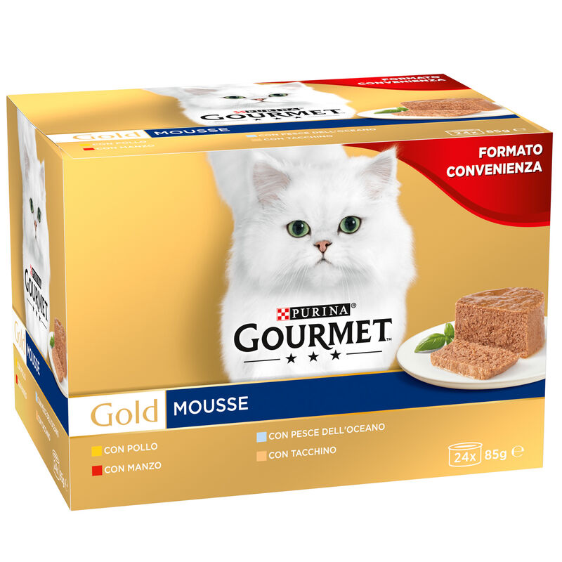 Umido Per Gatti Jelly Cat - 24 Vaschette Da 85gr In 4 Gusti (salmone, Alicette, Cernia, Polpo), 100% Naturale