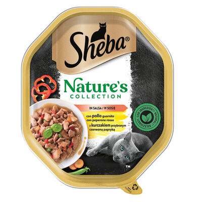 Sheba Cat Adult Nature's Collection Pollo con Peperone 85 gr