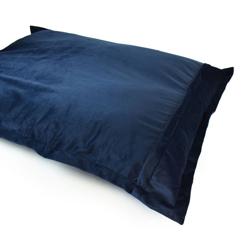 L'Isola dei Tesori Sacco sfoderabile in velluto blu 70x100cm