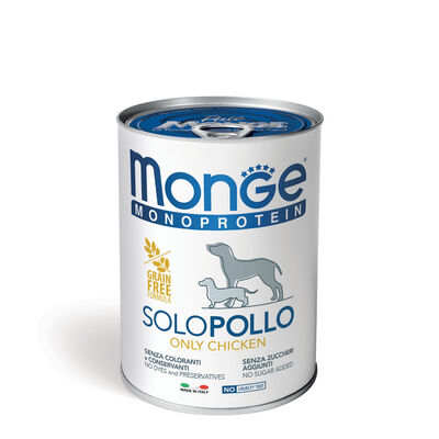 Monge Monoprotein Dog Adult Grain Free Solo Pollo 400 gr