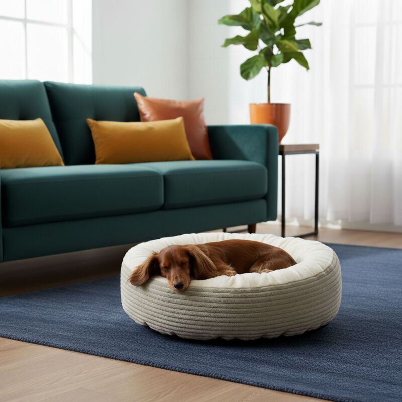 L'Isola dei Tesori Cuccia Ciambella con cuscino estraibile 60xh24 cm