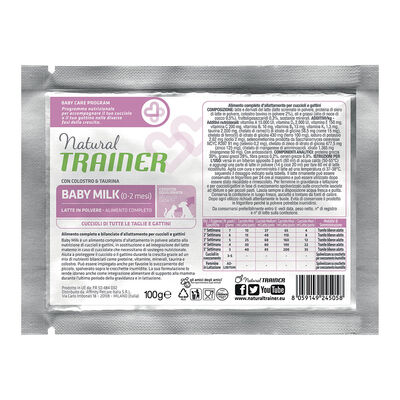 Trainer Personal Baby Milk 100gr