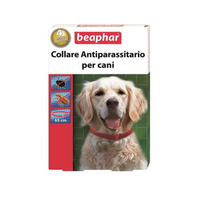 Beaphar Collare Antiparassitario per Cani Rosso 