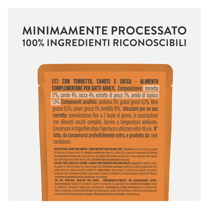 Schesir Soup Cat Tonnetto Carote e Zucca 40g