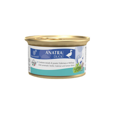 Aequilibriavet Cat Anatra 85g - Alimento Completo per Gatti Adulti con Carne di Anatra e Proteine Selezionate