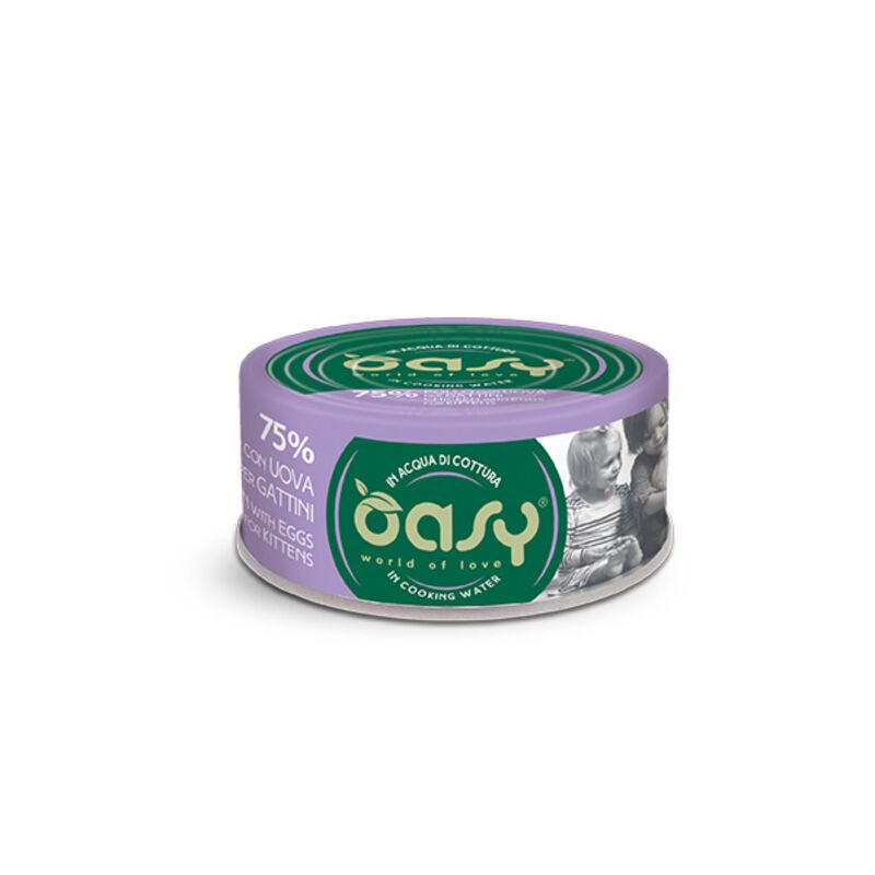 Oasy More Love Kitten Pollo con Uova 70 gr