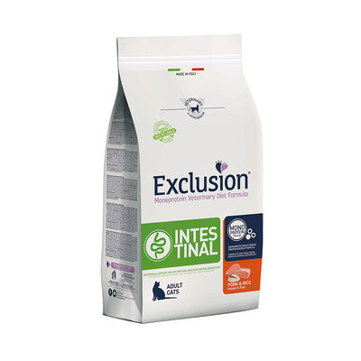Exclusion Monoprotein Veterinary Diet Cat Intestinal Maiale e Riso 1,5 kg