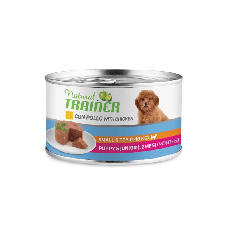Natural Trainer Dog Puppy&Junior Small/Toy al Pollo 150 gr