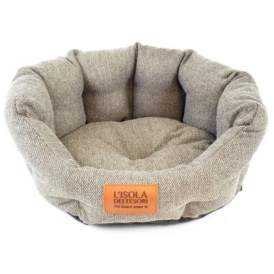 L'Isola dei Tesori Cuccia Softy Premium ovale Blu 65 cm