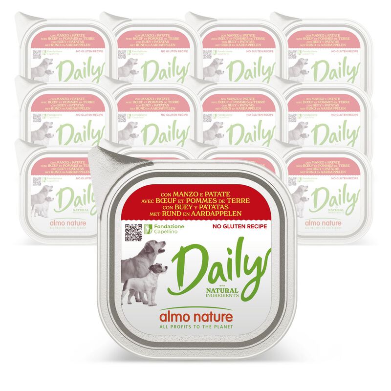 Almo Nature Daily Dog Adult Manzo e patate 100g