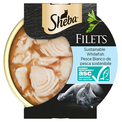 Sheba Cat Filets Pesce bianco 60 gr