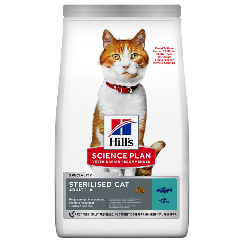 Hill's Science Plan Cat Adult Sterilised con Tonno 300 gr